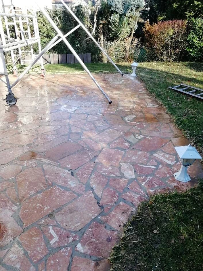 Terrasse après nettoyage — ETS Louis Couvreur
